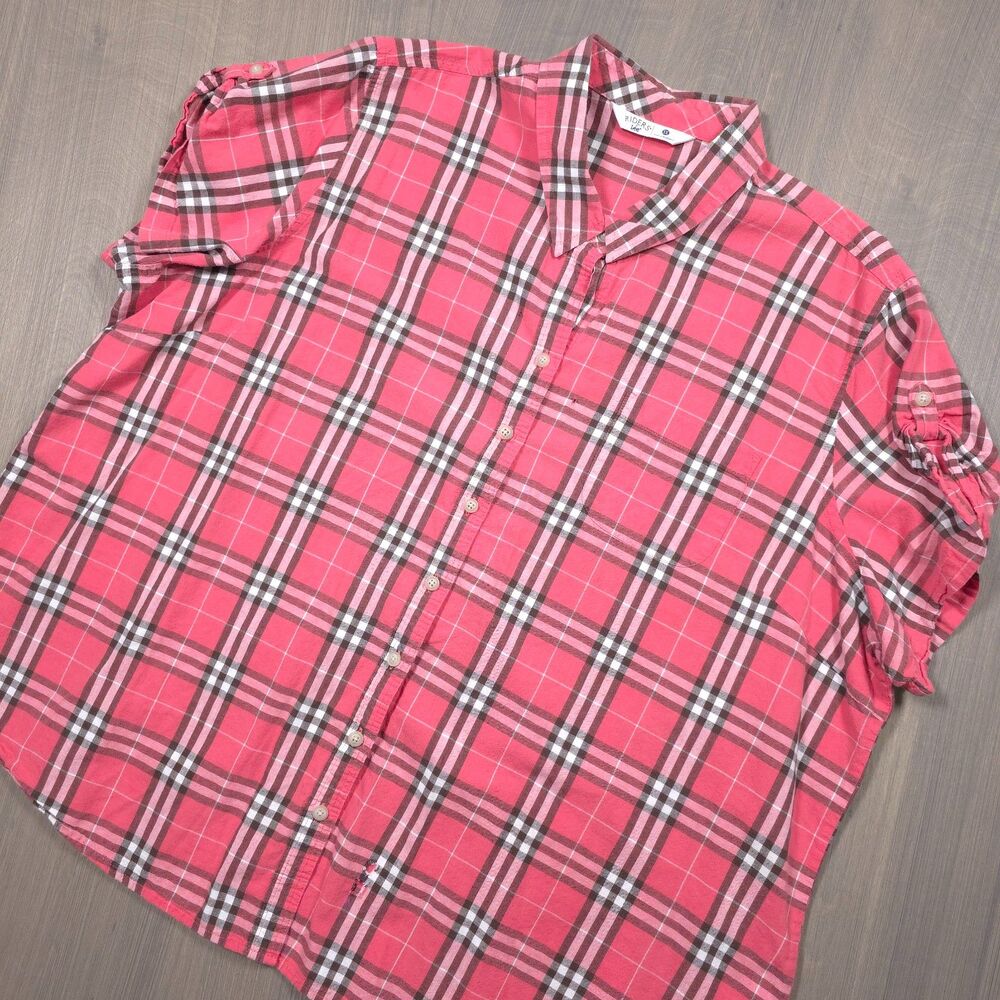 Women's Riders By Lee Plaid Shirt **3XL**